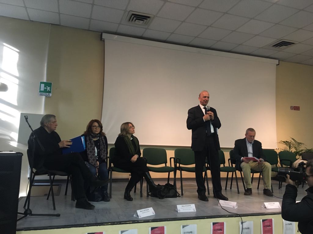 Marco Bussetti, dirigente USP Milano al dibattito sul filmato Lo strappo